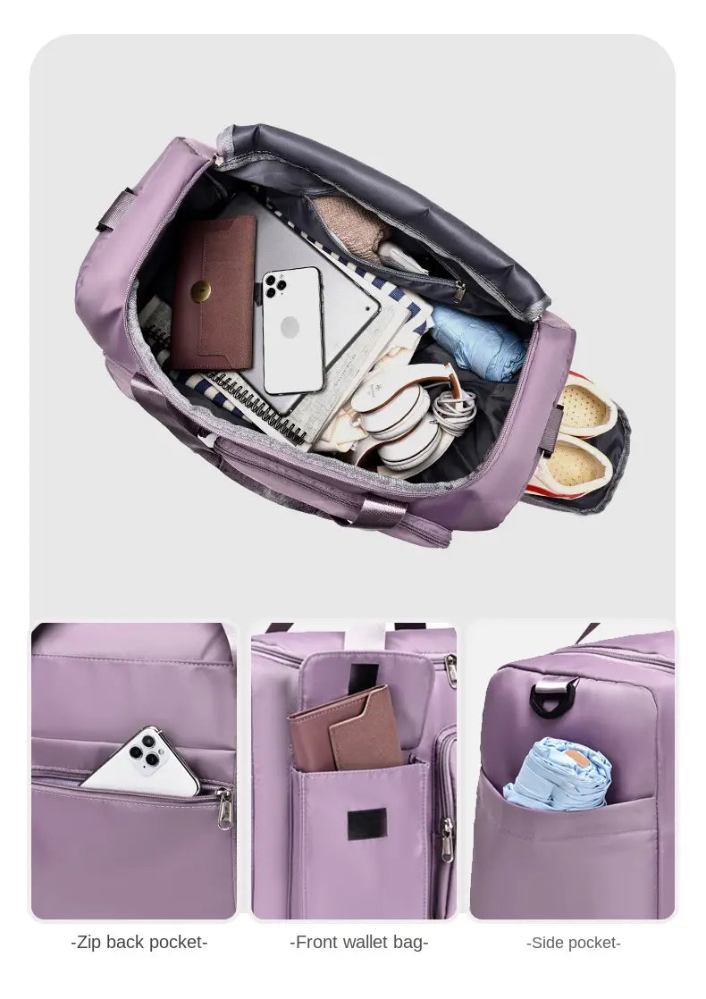 All-In-One Duffle Bag With Shoe Compartment