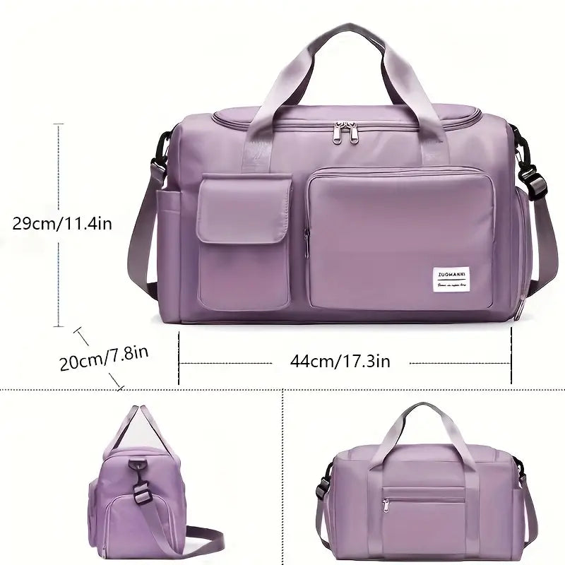 All-In-One Duffle Bag With Shoe Compartment