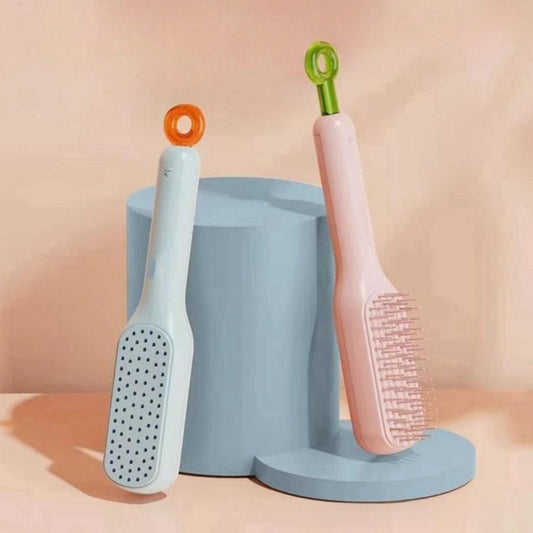 HappyHair™️ Self-cleaning Anti-static Massage Comb for Adults and Kids