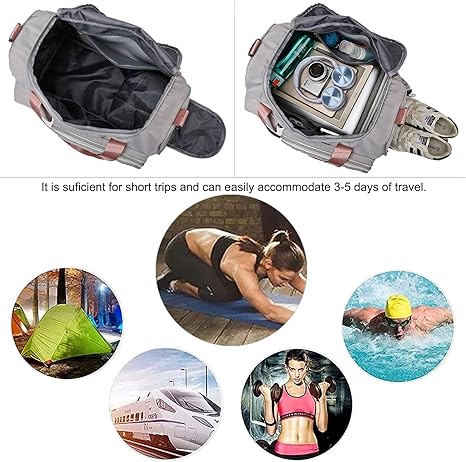 All-In-One Duffle Bag With Shoe Compartment