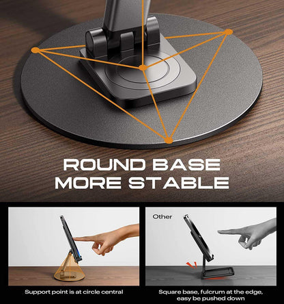 SpinStand™ Rotating Mobile & Tablet Stand